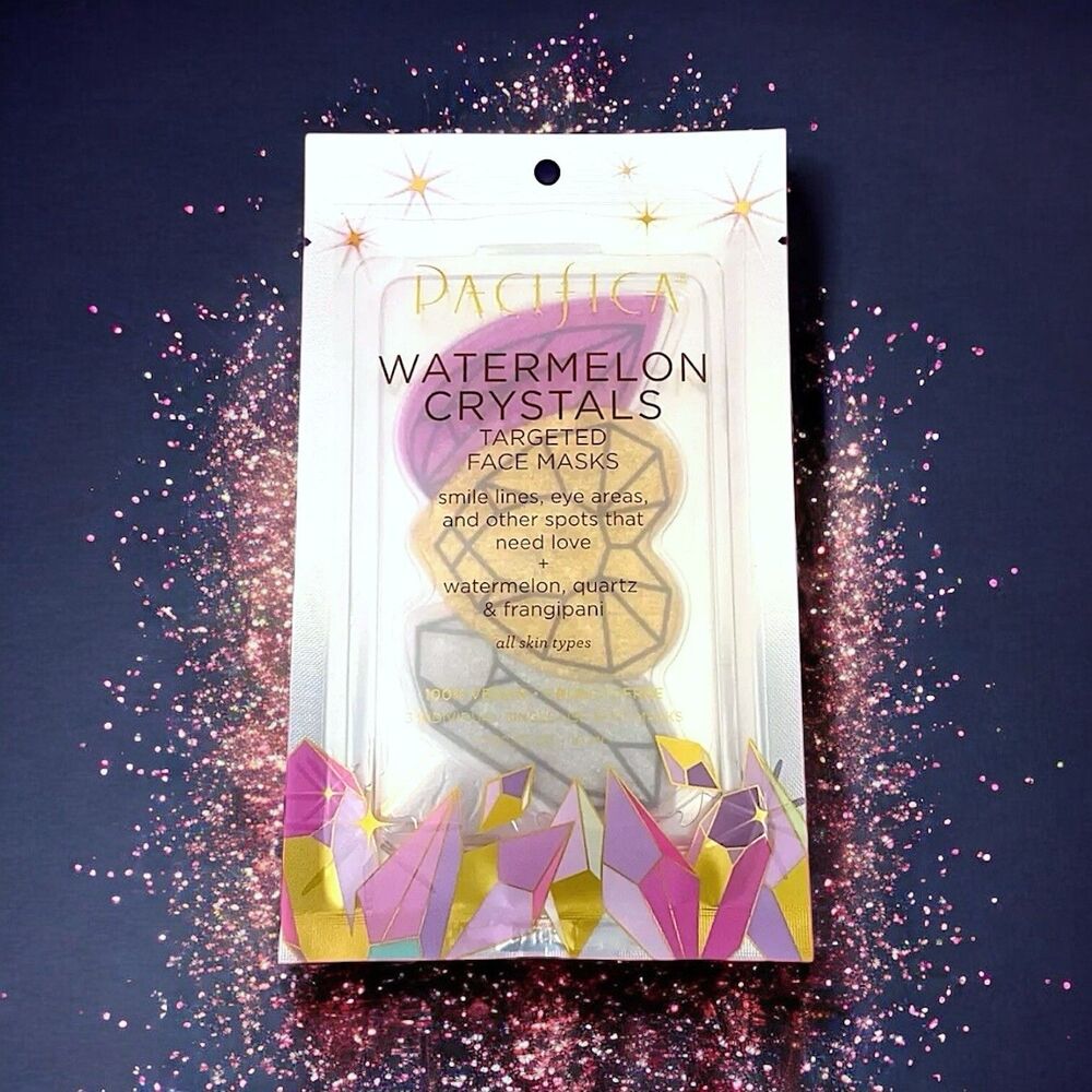 PACIFICA BEAUTY Watermelon Chrystals  Targeted Face Masks 0.3 oz New In Package